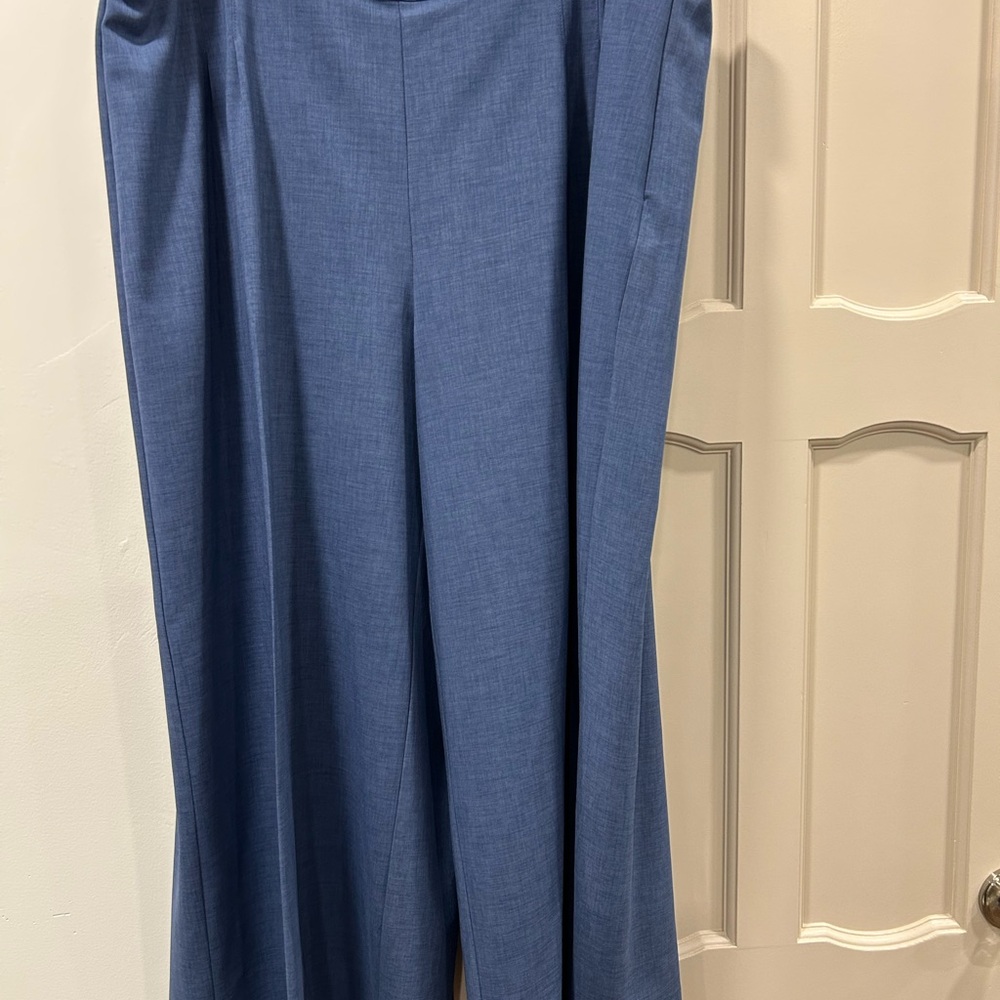 Liz Claiborne Blue Wide Leg Pants